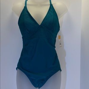 Kona Sol green women’s bathing suit size Med